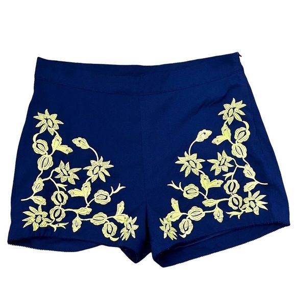 Francesca's Collections Pants - 🌟NEW🌟Francesca’s | NWT Navy High Waisted Shorts Floral M